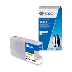 G&G kompatibilní ink s C13T789440, NP-E-7894Y(D), yellow, 4000str.