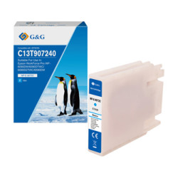 G&G kompatibilní ink s C13T907240, NP-E-9072C, cyan
