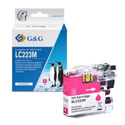 G&G kompatibilní ink s LC223M, NP-B-0223M, magenta, 9ml, ml
