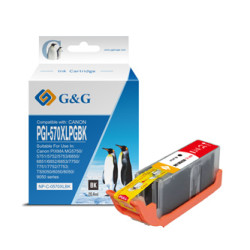 G&G kompatibilní ink s PGI-570XLBK, NP-C-0PG570XLBK, black, 20,4ml, ml