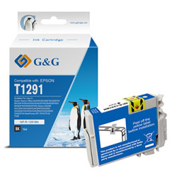 G&G kompatibilní ink s T1291, T1291, NP-R-1291BK, black, 15ml, ml