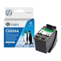G&G kompatibilní ink s C6656A, HP 56, NH-R6656BK, black, 20ml