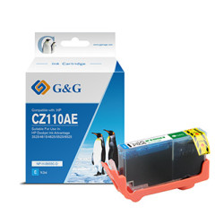 G&G kompatibilní ink s CZ110AE, NP-H-0655C(HP655, cyan, 600str.