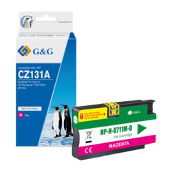 G&G kompatibilní ink s CZ131A, NP-H-0711M(HP711, magenta