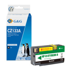 G&G kompatibilní ink s CZ133A, NP-H-0711XLBK(HP711, black