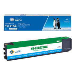 G&G kompatibilní ink s F6T81AE, NH-R00973XLC, cyan, 7000str.