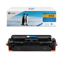 G&G kompatibilní toner s HP W2031X, NT-PH2031XC, HP 415X, cyan, 6000str., high capacity