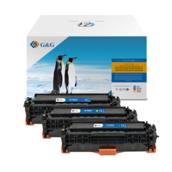 G&G kompatibilní toner s HP CC531A, CE411A, CF381A, Canon CRG118, CRG718, C, NT-PH531UC, HP 304A, cyan, 2800str.