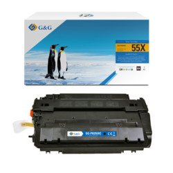 G&G kompatibilní toner s HP CE255X, Canon CRG724, NT-PH255XC, HP 55X, black, 12500str.