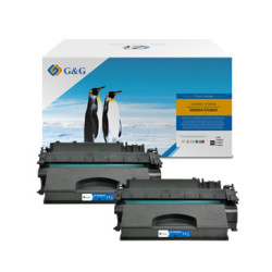 G&G kompatibilní toner s HP CE505X, CF280X, Canon CRG719H, NT-PH505XCU, HP 05X, black, 6500str.