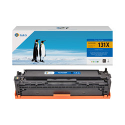 G&G kompatibilní toner s HP CF210X, Canon CRG731H, NT-PH210XBK, HP 131X, black, 2400str.