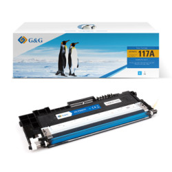 G&G kompatibilní toner s HP W2071A, NT-PH2071C, HP 117A, cyan, 700str.
