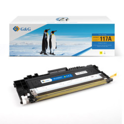 G&G kompatibilní toner s HP W2072A, NT-PH2072Y, HP 117A, yellow, 700str.