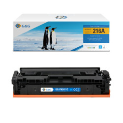 G&G kompatibilní toner s HP W2411A, NT-PH2411C, HP 216A, cyan, 850str.