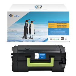 G&G kompatibilní toner s Lexmark 58D2H00, NT-CL580XCF, black, 15000str., high capacity, return