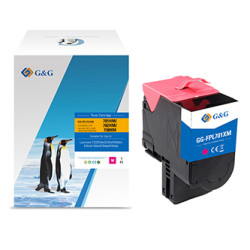 G&G kompatibilní toner s Lexmark 70C2HM0, NT-CL701XFM, magenta, 3000str., high capacity, return