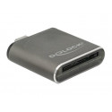 Delock USB Type-C SDHC SDXC UHS-II MMC Single Slot Card Reader - Čtečka karet (MMC, SD, SDHC, SXC, SDHC UHS-I, SDXC UHS-I, SDHC UHS-II, SDXC UHS-II) - USB-C 3.1 Gen 1