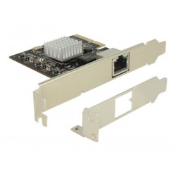 Delock PCI Express Card  1 x 10 Gigabit LAN NBASE-T RJ45 - Síťový adaptér - PCIe 2.0 x4 nízký profil - 10Gb Ethernet