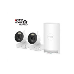 iGET HOMEGUARD HGNVK88002P - Kamerový systém s FullHD bateriovými kamerami, set 2 kamery + NVR rekordér