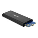 Delock - Kryt úložiště - M.2 - M.2 NVMe Card - USB 3.1 (Gen 2) - černá