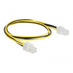 Delock - Prodlužovací šňůra - napájení P4 (M) do napájení P4 (F) - 50 cm