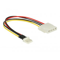 Delock - Adaptér napájení - 4 pinové interní napájení (F) do 4 pinový mini-napájecí konektor (M) - 5 12 V - 15 cm
