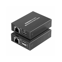 PREMIUMCORD HDMI KVM extender 4K a FULL HD 1080p na 70m s přenosem USB