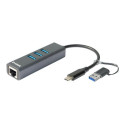 D-Link DUB-2332, USB-C USB to Gigabit Ethernet Adapter