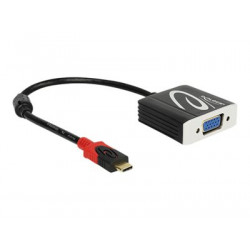 Delock - Nástroj pro převod videa - DisplayPort - VGA - černá - maloobchod
