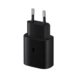 Samsung cestovní nabíječka EP-TA800XBE, Quickcharge 25W, kabel USB-C, černá
