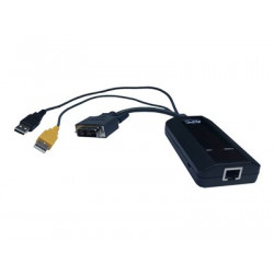 APC KVM 2G SERVER MODULE, DVI WITH VIRTUAL MEDIA AND CAC - KVM extendér - USB - kompatibilní s TAA - pro P N: KVM0108A, KVM0116A, KVM0216A, KVM1116P, KVM-BN001