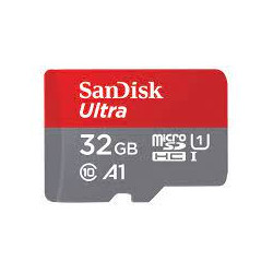 SanDisk Ultra - Paměťová karta flash (adaptér microSDHC - SD zahrnuto) - 32 GB - Class 10 - microSDHC UHS-I