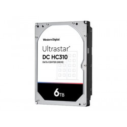 WD Ultrastar DC HC310 HUS726T6TAL5204 - Pevný disk - 6 TB - interní - 3.5" - SAS 12Gb s - 7200 ot min. - vyrovnávací paměť: 256 MB