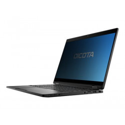 DICOTA Secret - Filtr pro zvýšení soukromí k notebooku - čtyřcestné - lepicí - černá, průhledná - pro Dell Latitude 7389 2-in-1, 7390 2-in-1
