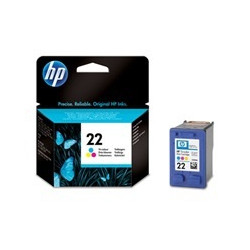 HP C9352A - inkoust tříbarevná číslo 22 pro HP Deskjet 3920, - prošlá expirace (2021)