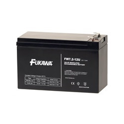 Baterie - FUKAWA FW 7,2-12 F2U (12V 7,2 Ah - Faston 250), konektor - 6.3mm, životnost 5let