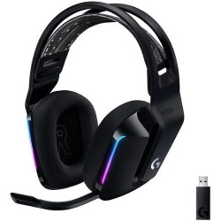 Logitech G G733 LIGHTSPEED Wireless RGB Gaming Headset - Náhlavní souprava - plná velikost - 2,4 GHz - bezdrátový - černá