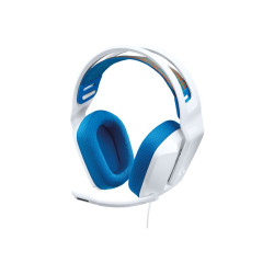 Logitech G G335 Wired Gaming Headset - Náhlavní souprava - plná velikost - kabelové - 3.5 mm jack - bílá - Certifikováno Discord