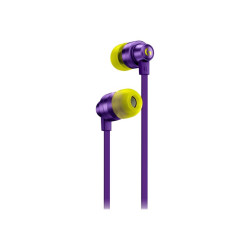 Logitech G G333 - Sluchátka s mikrofonem - špuntová sluchátka - kabelové - 3.5 mm jack - purpurová - pro Oculus Quest 2 (256 GB), Quest 2 (64 GB)