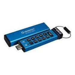 Kingston flash disk 512GB USB-C IronKey Keypad 200C, FIPS 140-3 Lvl 3 (Pending) AES-256