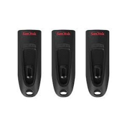 SanDisk Ultra - Jednotka USB flash - 64 GB - USB 3.0 (balení 3)