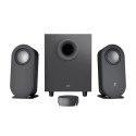 Logitech Z407 - Systém reproduktorů - pro PC - 2.1-kanálový - bezdrátový - Bluetooth - USB - 40 Watt (celkem) - tuhově šedý