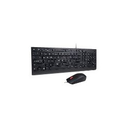 Lenovo Essential Wired Combo - Klávesnice a sada myši - USB - česká - pro IdeaCentre AIO 3 24; ThinkBook 14 G4+ IAP; ThinkCentre M70s Gen 3; ThinkStation P360; V15