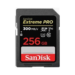 SanDisk SDHC karta 256GB Extreme PRO (300 MB s, Class 10, UHS-II U3 V90)