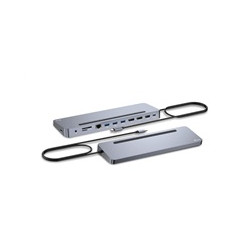 i-tec USB-C Metal Ergonomic 4K 3x Display Docking Station, PD 100W