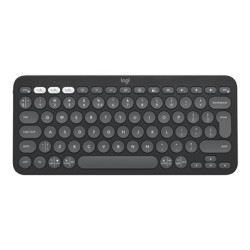 Logitech Pebble Keys 2 K380s - Klávesnice - bezdrátový - Bluetooth LE - QWERTY - US mezinárodní - tonal graphite