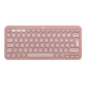 Logitech Pebble Keys 2 K380s - Klávesnice - bezdrátový - Bluetooth LE - QWERTY - US mezinárodní - tonal rose