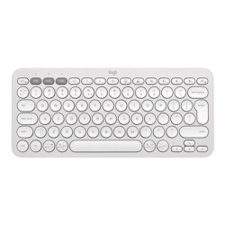 Logitech Pebble Keys 2 K380s - Klávesnice - bezdrátový - Bluetooth LE - QWERTY - US mezinárodní - tonal white