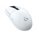 Logitech G G305 - Myš - optický - 6 tlačítka - bezdrátový - LIGHTSPEED - bezdrátový přijímač USB - bílá