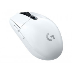 Logitech G G305 - Myš - optický - 6 tlačítka - bezdrátový - LIGHTSPEED - bezdrátový přijímač USB - bílá